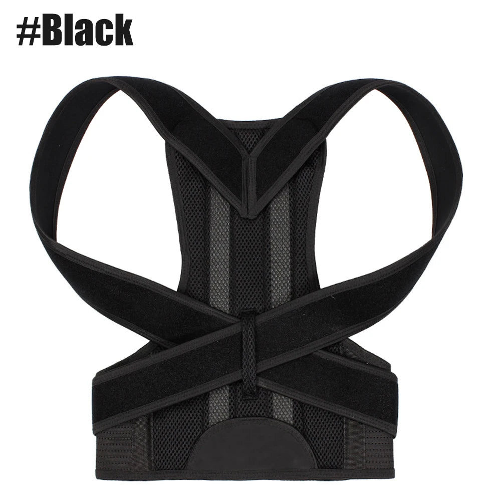 Adjustable Back &amp; Shoulder Posture Corrector Brace – Unisex